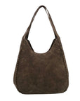 Style & Co Chocolate Whip-Stitch Soft 4-Poster Tote