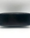 Kate Spade Black Leather Double Zip Glossy Patent Leather Crossbody Bag