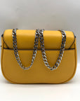 Marc Jacobs Yellow Leather Avenue Crossbody Bag