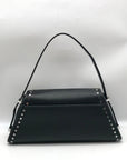 Michael Kors Black Leather Ludlow Convertible Shoulder Bag