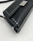 Michael Kors Black Leather Ludlow Convertible Shoulder Bag