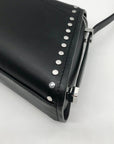 Michael Kors Black Leather Ludlow Convertible Shoulder Bag
