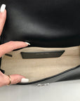 Michael Kors Black Leather Ludlow Convertible Shoulder Bag