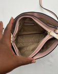 Michael Kors Cream Trisha Triple Compartment Crossbody Bag