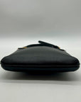 Coach Black Crossgrain Leather Mini rowan File Bag CE871