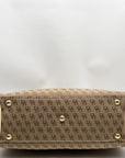 Dooney & Bourke Brown & Cream Monogram Canvas Vintage Satchel