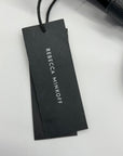 Rebecca Minkoff Black Pebbled Leather Megan Tote Bag