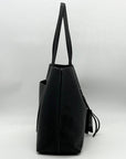 Rebecca Minkoff Black Pebbled Leather Megan Tote Bag