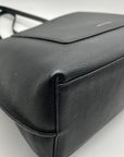 Rebecca Minkoff Black Pebbled Leather Megan Tote Bag