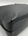 Rebecca Minkoff Black Pebbled Leather Megan Tote Bag