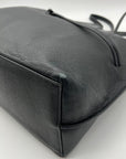 Rebecca Minkoff Black Pebbled Leather Megan Tote Bag