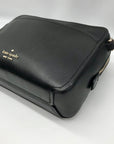 Kate Spade Black Saffiano Leather Lauryn Camera Crossbody Bag