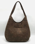 Style & Co Chocolate Whip-Stitch Soft 4-Poster Tote
