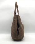 Style & Co Chocolate Whip-Stitch Soft 4-Poster Tote