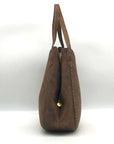 Style & Co Chocolate Whip-Stitch Soft 4-Poster Tote