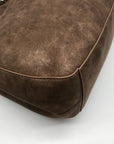Style & Co Chocolate Whip-Stitch Soft 4-Poster Tote