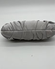 Nina Silver Pleated Satin Clutch