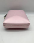 I.N.C International Concepts Pink Dogwood Satin Crystal Frame Clutch