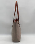 Dooney & Bourke Gray Pebbled Grain Lexington Shopper Tote