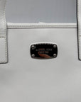 Michael Kors White Leather Tote Bag