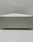 Michael Kors White Leather Tote Bag