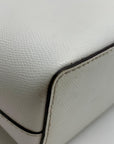 Michael Kors White Leather Tote Bag