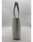 Michael Kors White Leather Tote Bag
