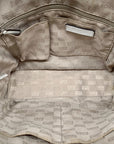 Michael Kors White Leather Tote Bag