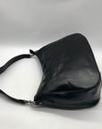Patricia Nash Black Leather Shoulder/Hobo Bag
