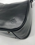 Patricia Nash Black Leather Shoulder/Hobo Bag