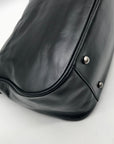 Patricia Nash Black Leather Shoulder/Hobo Bag