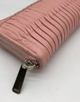 Coach Pale Pink Leather Gathered Vintage Wallet