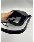 Stuart Weitzman Black Leather Shoulder Bag