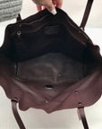 Coach Pink Glittery Polished Pebbled Leather Market Tote Bag And Wallet 12077