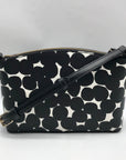Kate Spade Black/White Leather Millie Grove Street Splodge Dot Crossbody