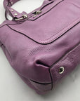 Coach Soft Lavender Pebbled Leather Penelope Shoulder Bag F14682