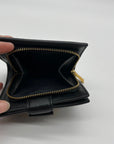 Donna Karan Black Leather Small Wallet