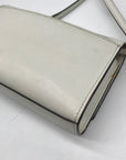 Kate Spade Ivory Leather Staci Flap Crossbody Bag