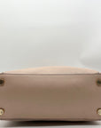 Michael Kors Light Pink Pebbled Leather Jet Set Tote & Wristlet