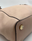 Michael Kors Light Pink Pebbled Leather Jet Set Tote & Wristlet
