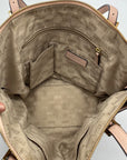 Michael Kors Light Pink Pebbled Leather Jet Set Tote & Wristlet