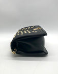 Valentino Orlandi Black Quilted Diamond Crossbody Bag