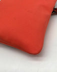 Dooney & Bourke Orange Nylon Double Zip Crossbody