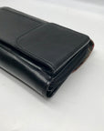 Bellerose Black & Brown Faux Leather Wallet Crossbody