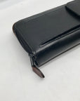 Bellerose Black & Brown Faux Leather Wallet Crossbody