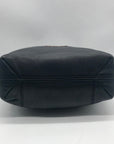 Michael Kors Black Pebbled Leather Jet Set Chain Medium Shoulder Tote