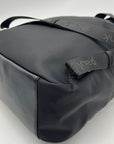 Paul Frank Black Nylon Backpack W/ Monkey Charm and Three Pins