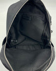 Paul Frank Black Nylon Backpack W/ Monkey Charm and Three Pins