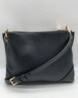 Michael Kors Black Leather Nicole Triple Compartment Crossbody Bag