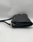 Michael Kors Black Leather Nicole Triple Compartment Crossbody Bag